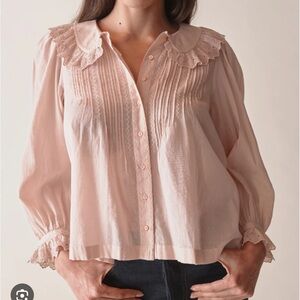 Doen helene top in sun dried rose size small only worn once
